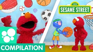 Sesame Street: Play Ball! Elmos World Sports Compilation - Videos For Kids