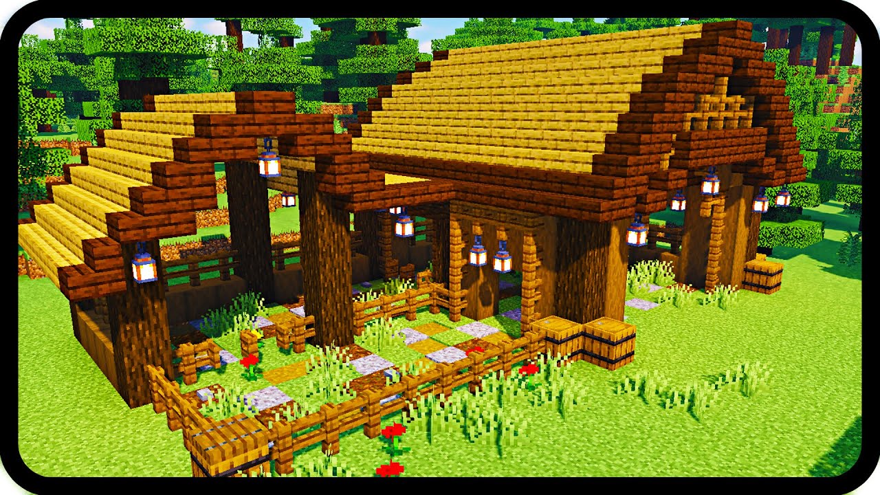 Simple Horse Stable Minecraft