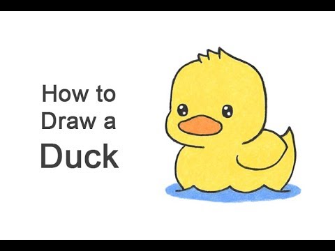 How To Draw A Duck Cartoon Youtube