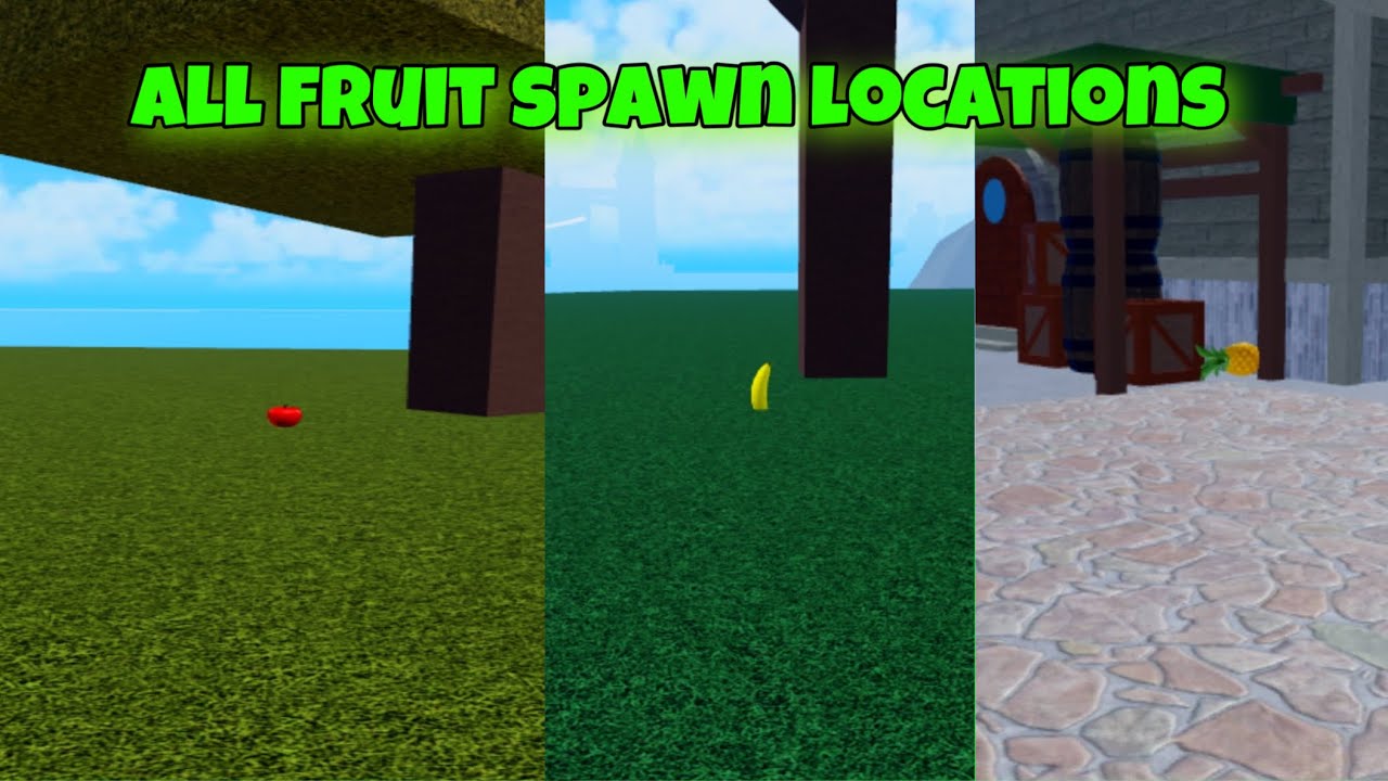 ALL FRUIT SPAWN LOCATIONS FOR OBSERVATION V2 (Blox Fruits) - YouTube