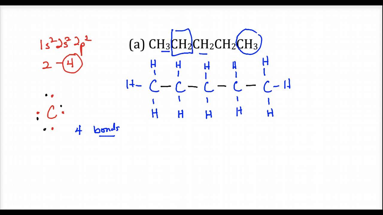 Structural Formula Of Pentane