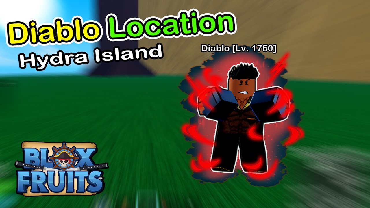 Diablo Location Hydra Island Blox Fruits - YouTube