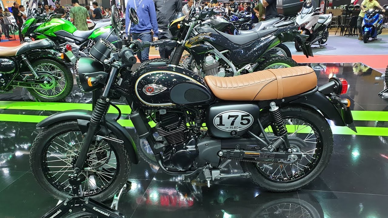 Kawasaki W175 SE | Walkaround at BIG Motor Sale 2019 - YouTube