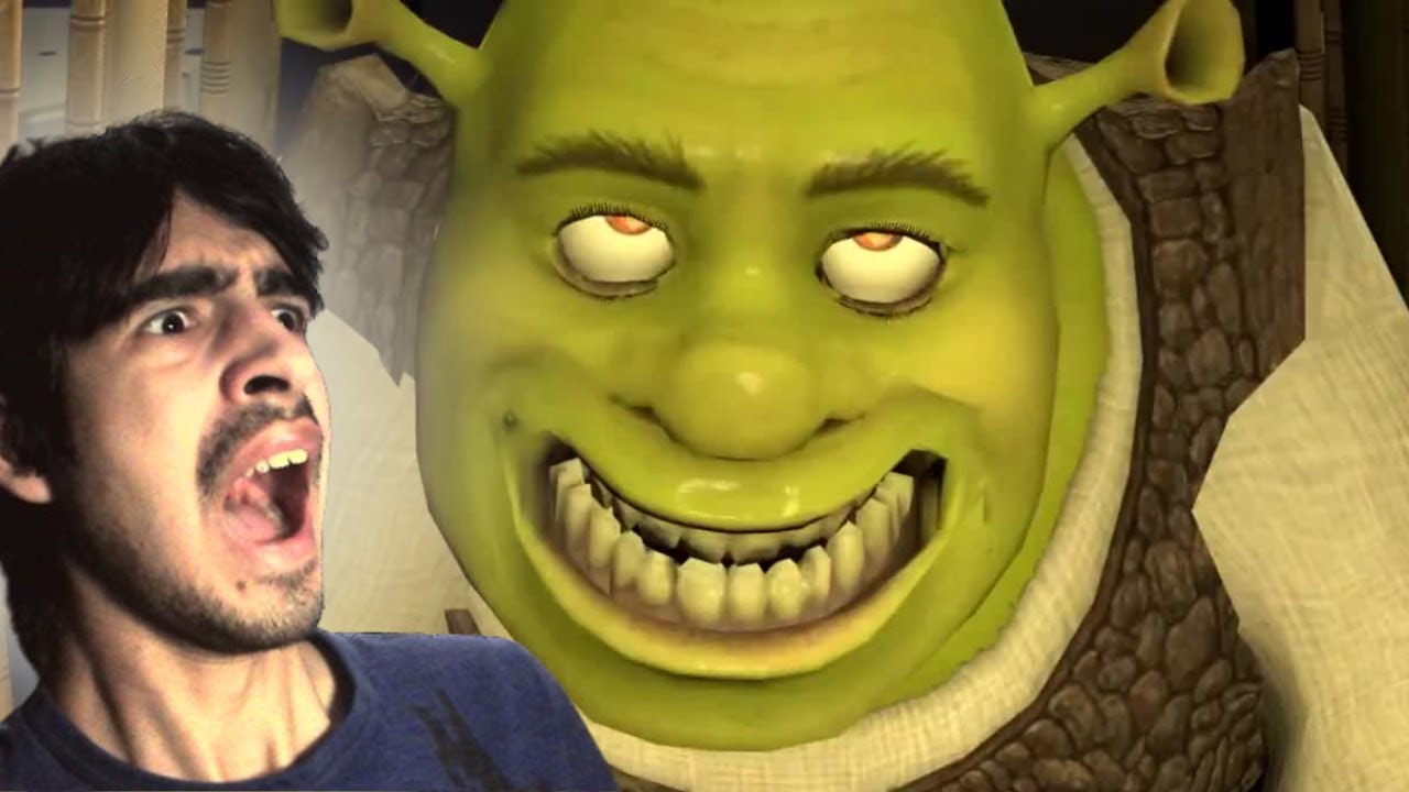 I RUIN SHREKS PAINTING!!! - YouTube