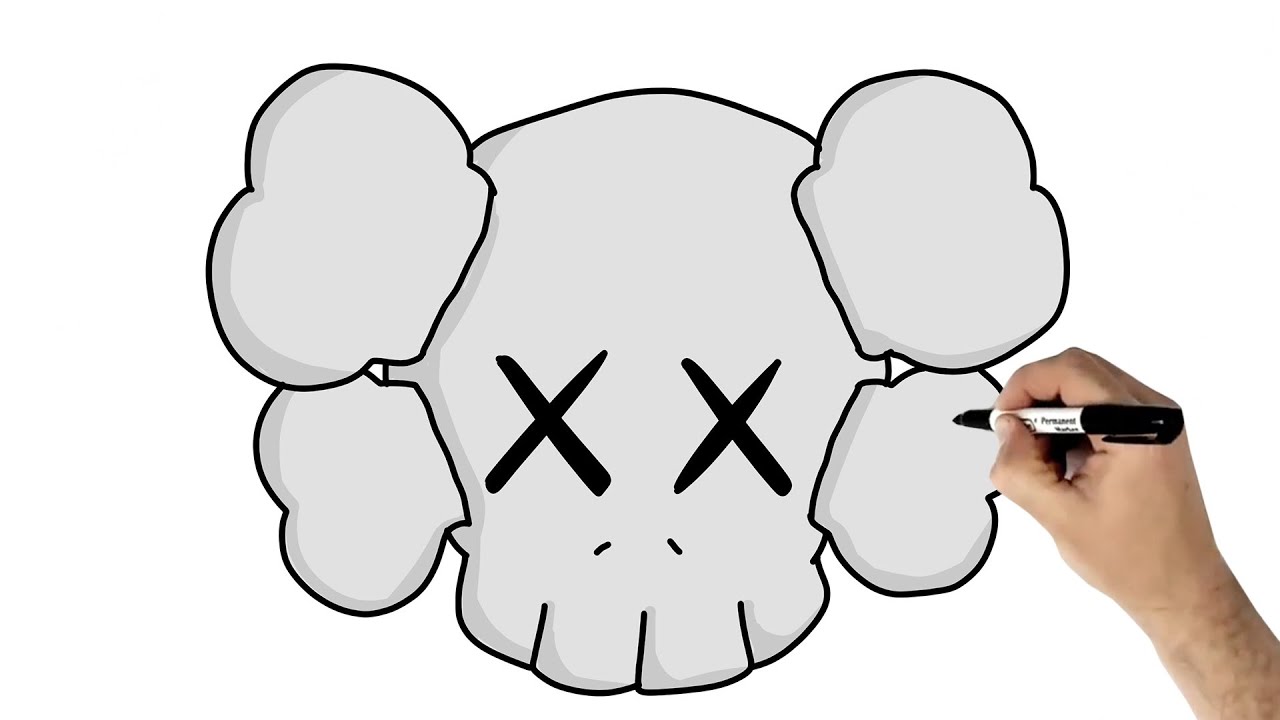 How to Draw Kaws Hypebeast #howtodraw - YouTube