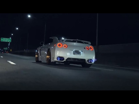 Best of Nissan GTR sound / fire compilation !!! - YouTube