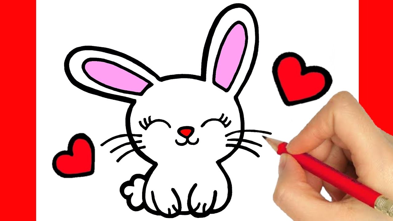 HOW TO DRAW A CUTE BUNNY EASY STEP BY STEP - KAWAII DRAWINGS - YouTube