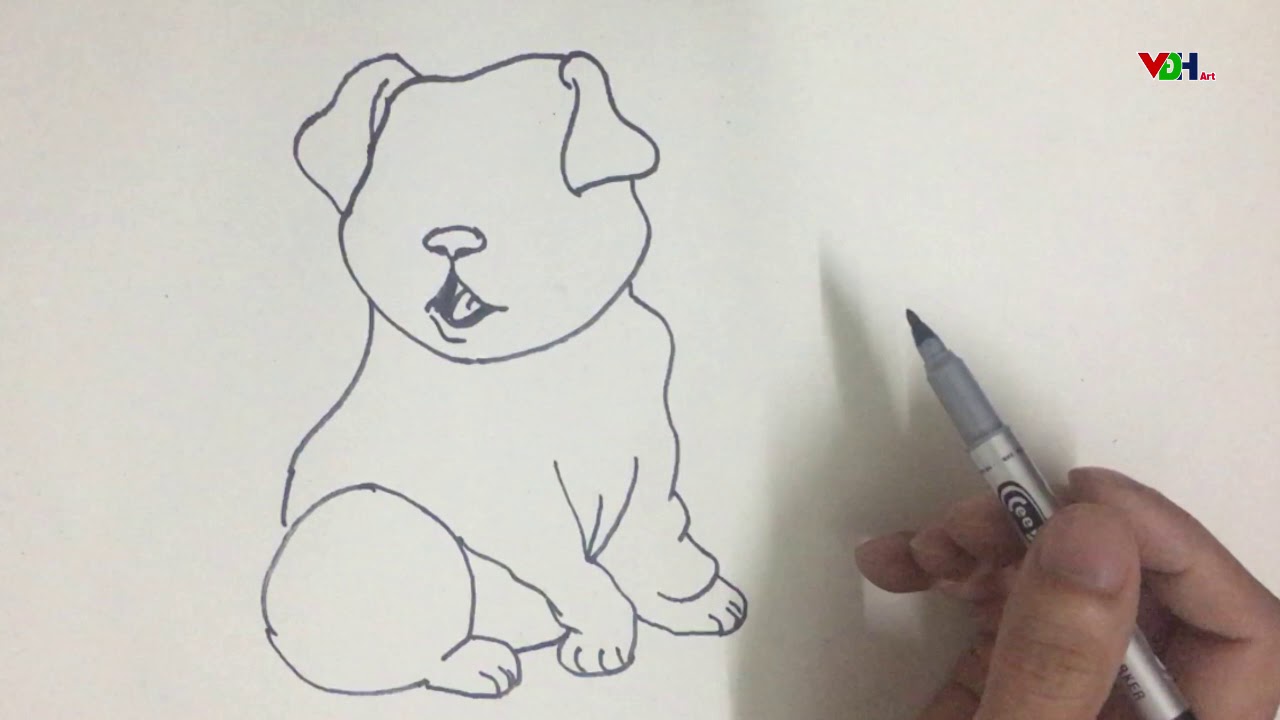 HƯỚNG DẪN VẼ CON CHÓ PITBULL - INSTRUCTIONS FOR DRAWING PITBULL ...