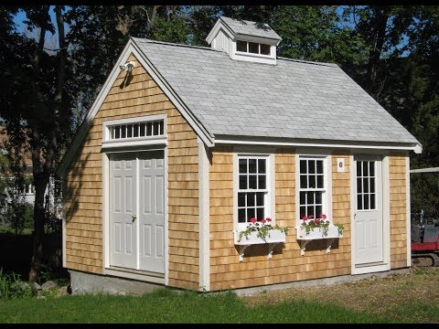 free 12x16 shed plans with material list - YouTube