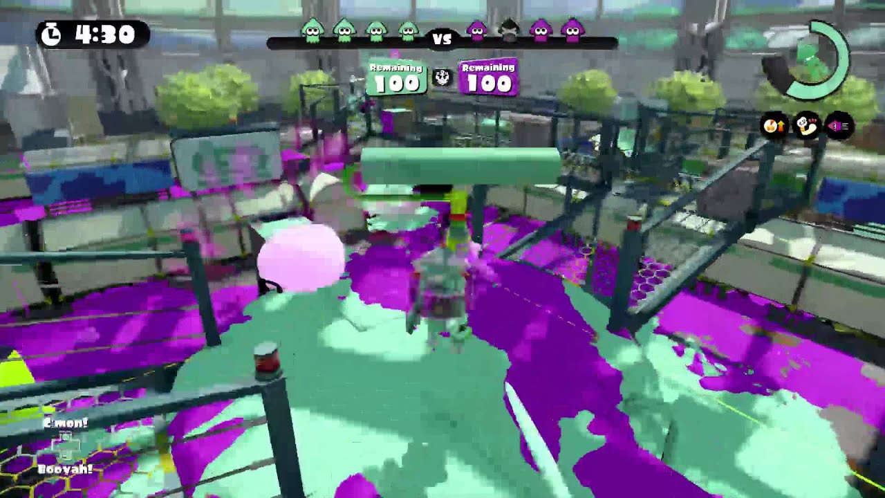 Splatoon, I am on a roll *har har* with krak-on - YouTube