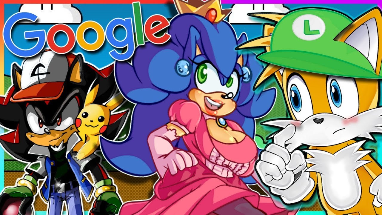 TAILS GOOGLES Sonic and Mario Crossover | PRINCESS SONIC ...