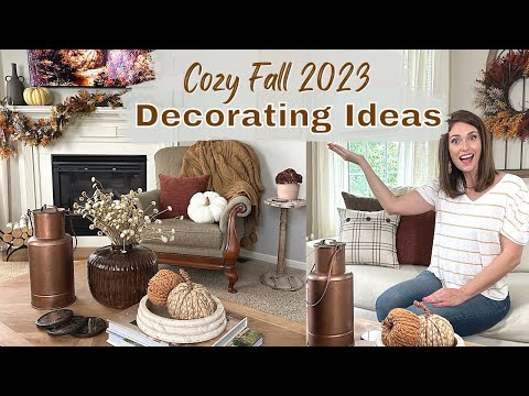 COZY FALL 2024 DECORATING IDEAS | LIVING ROOM DECORATE WITH ME ...