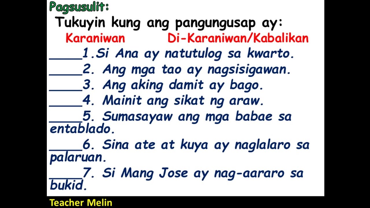 Note Gawing Pangungusap Ang Mga Sumusunod Na Salitang Hiramat Mobile ...