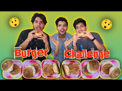 Burger Challenge😋|| Burger Eating Challenge || #challenge #trending # ...