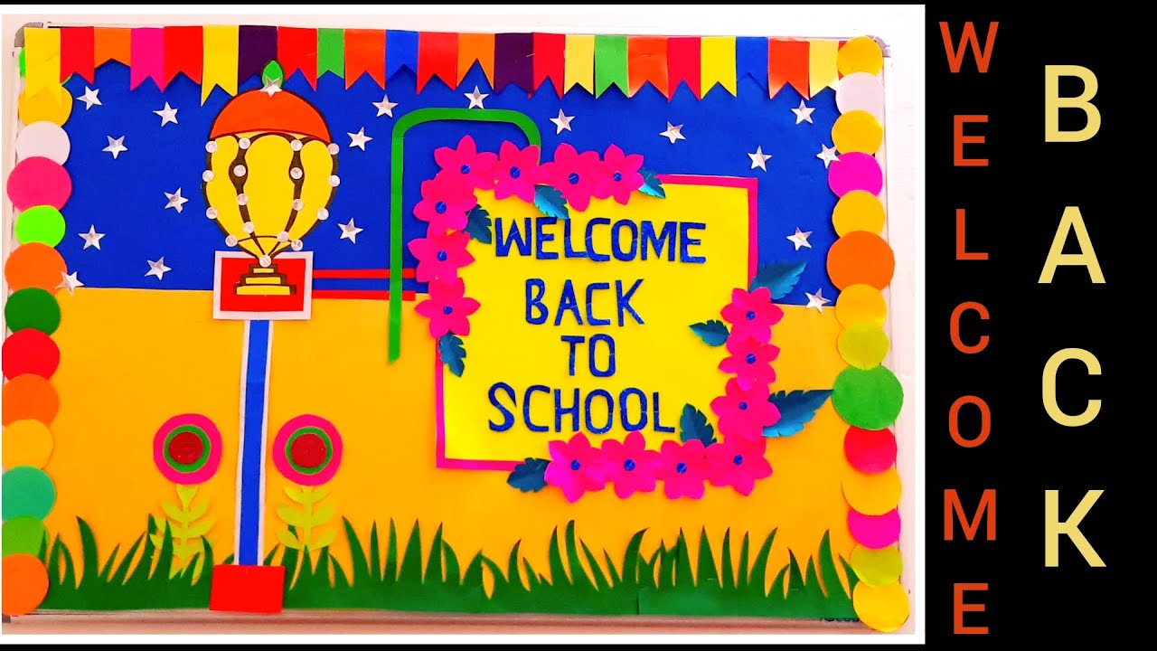 Welcome Back To School Bulletin Board Backtoschoolpreschool Teacher ...