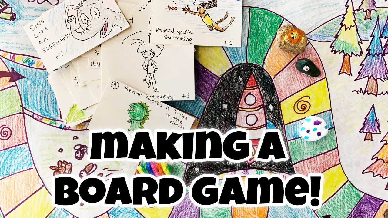 Making a Board Game with the kids! - YouTube