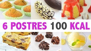 MIS POSTRES SÚPER FIT | 100 CALORIAS O MENOS | AUXY