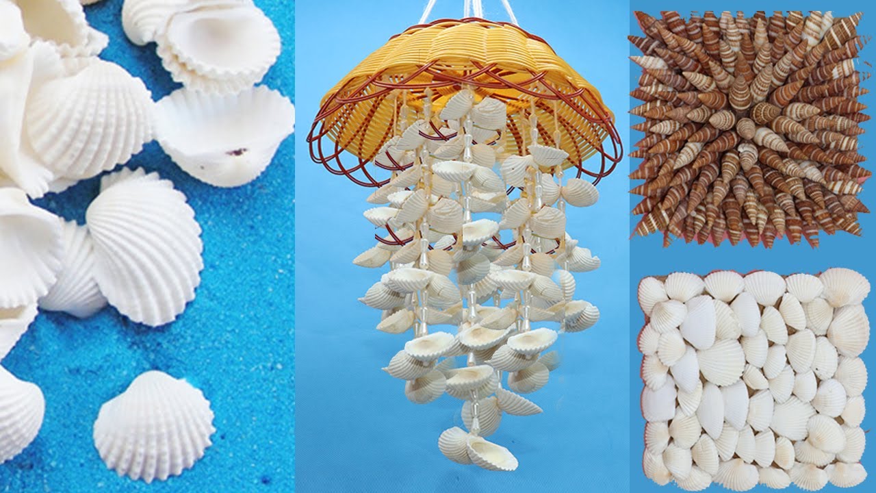 Home decorating ideas handmade with Seashell 5 Seashell craft ideas