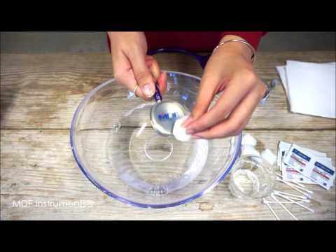 How to Clean Your MDF® Instruments Stethoscope - YouTube