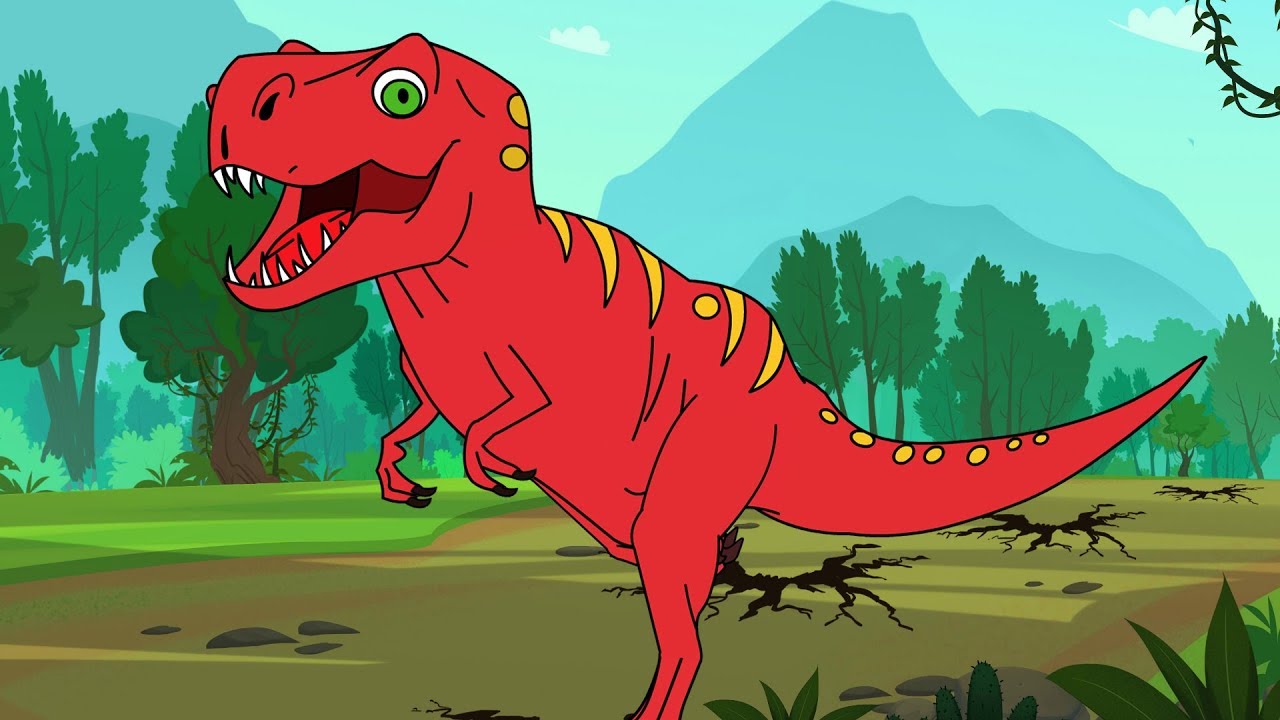 T-rex (Tyrannosaurus Rex Dinosaur) song I Kid & family friendly ...