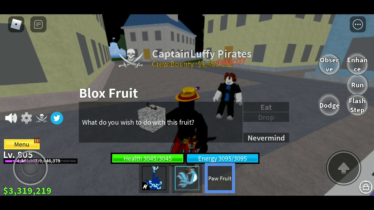 I got Paw fruit In Cousin Remastered in Blox fruit - YouTube