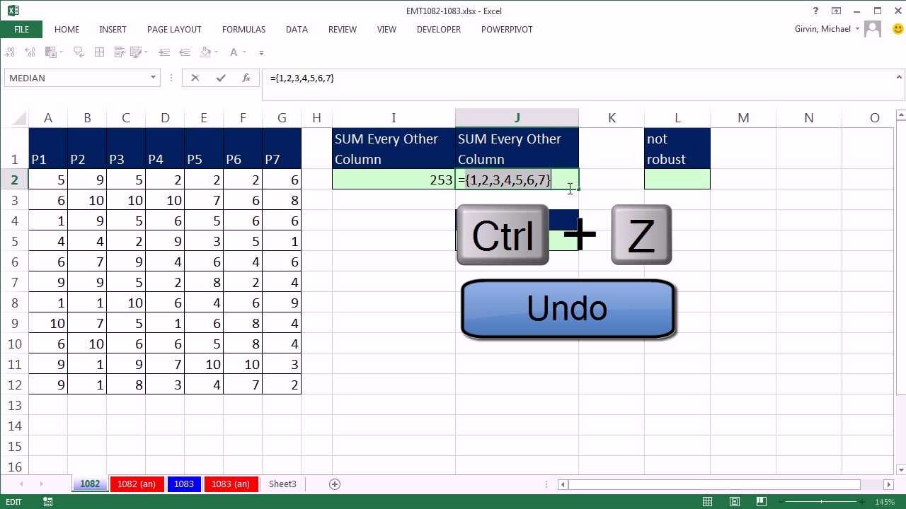 Excel Magic Trick 10 Sum Every Other Column Four Formula Methods Add Every Other Column Youtube