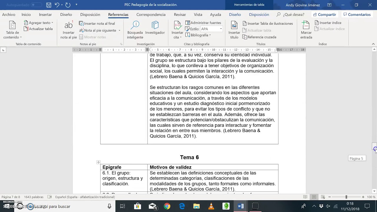 Normas APA con Word - YouTube