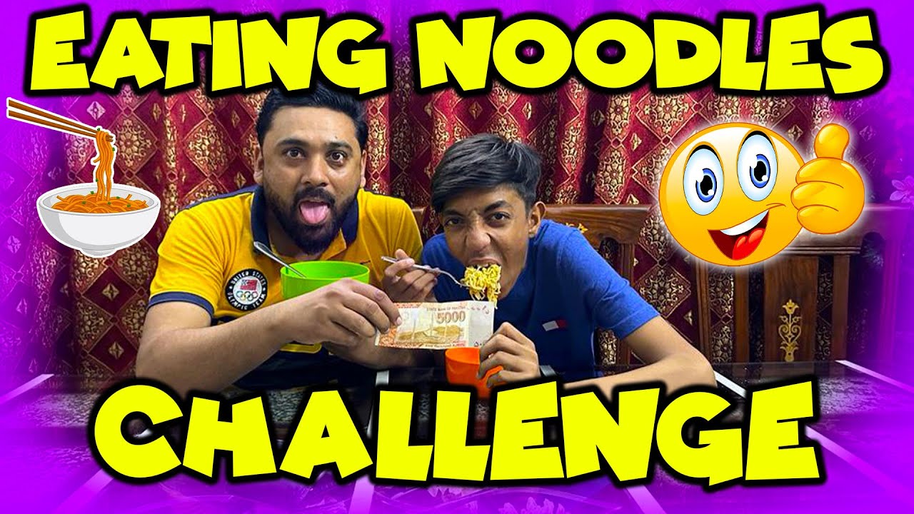 Eating Noodles Challenge | Win Rs/=5,000 | Jeremiah Arnold Vlogs - YouTube