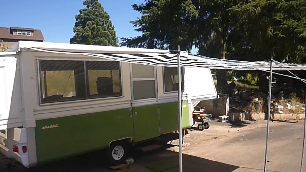 How To Install An Inexpensive Awning On An Apache Camper YouTube