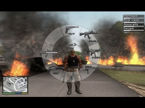 GTA V Weapon Scrolling