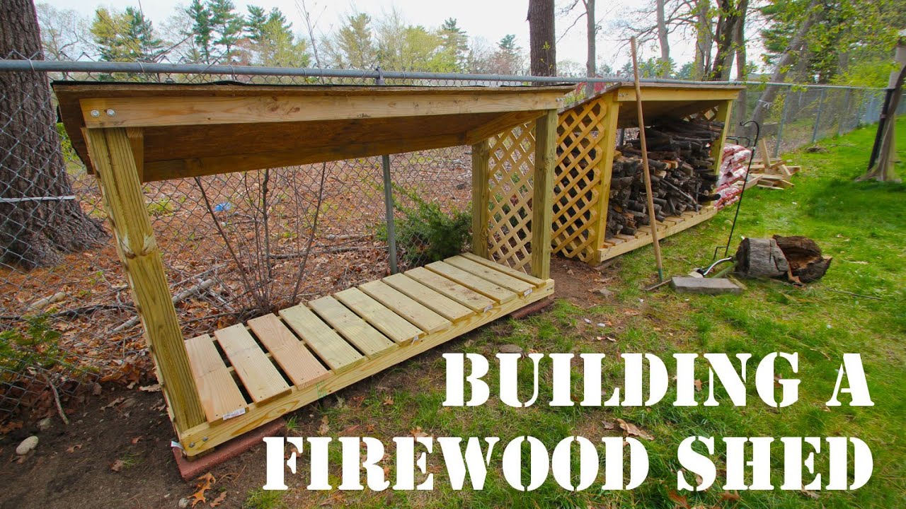 MDM Builds a Firewood Shed - Instructions in Description 