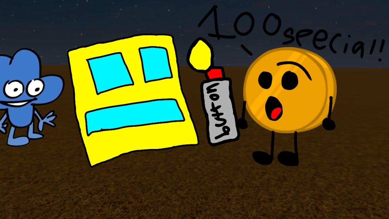 Dashey Plays: The BFDI Button (100 Special!) - YouTube