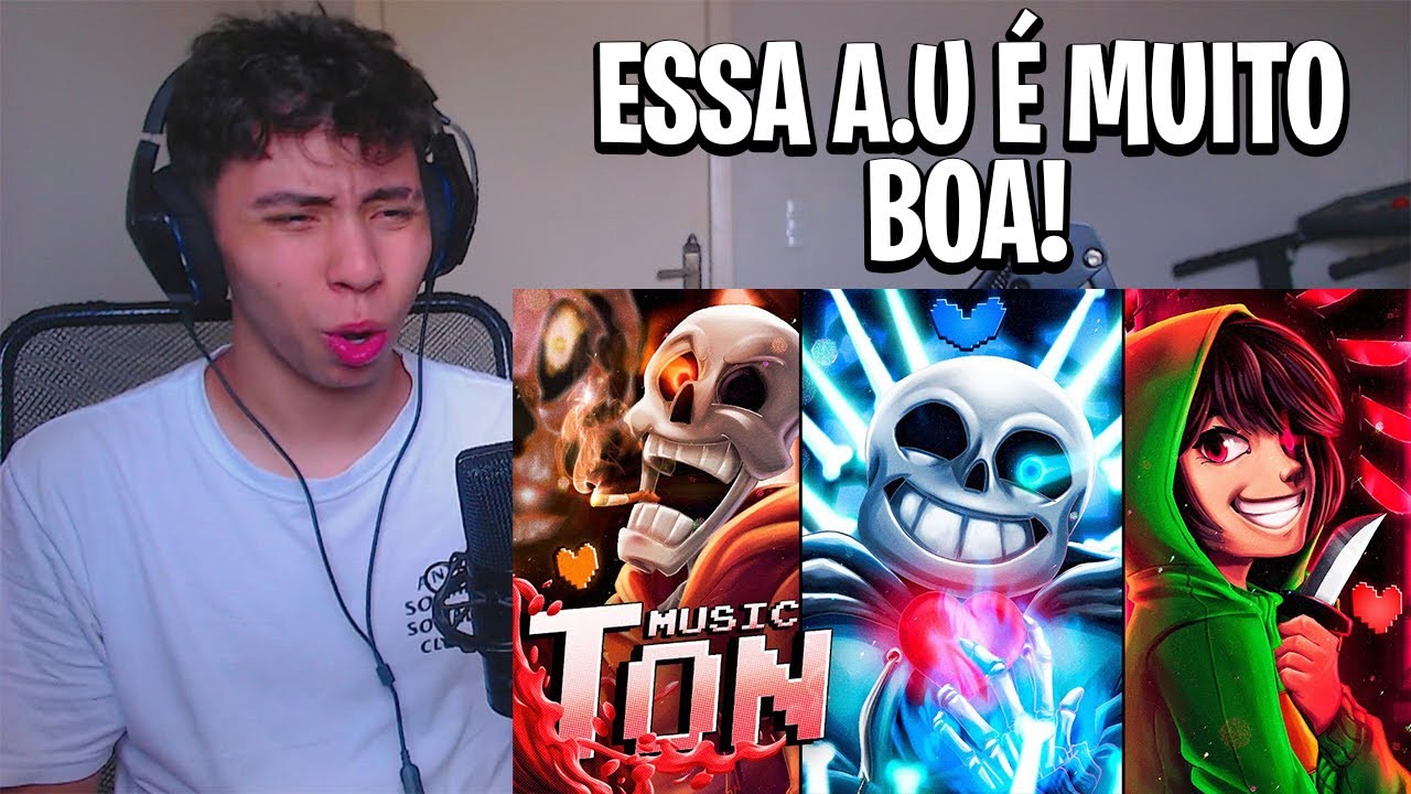 REACT Hora do Julgamento | Bad Time Trio (Undertale AU) | Papyrus Da ...