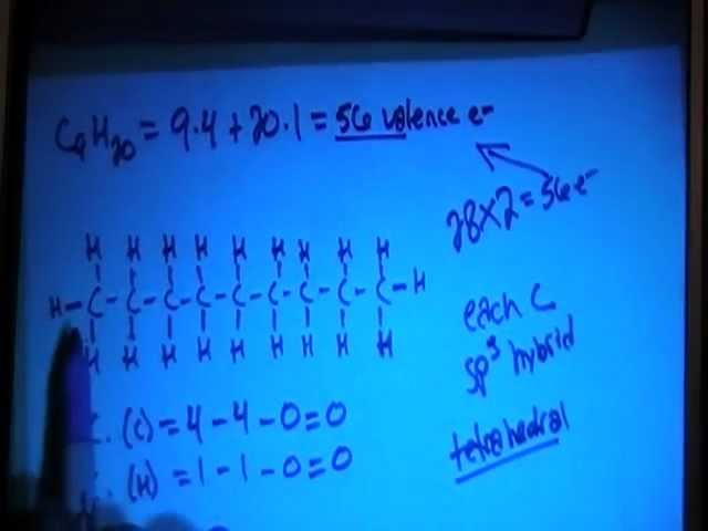 Nonane Structural Formula