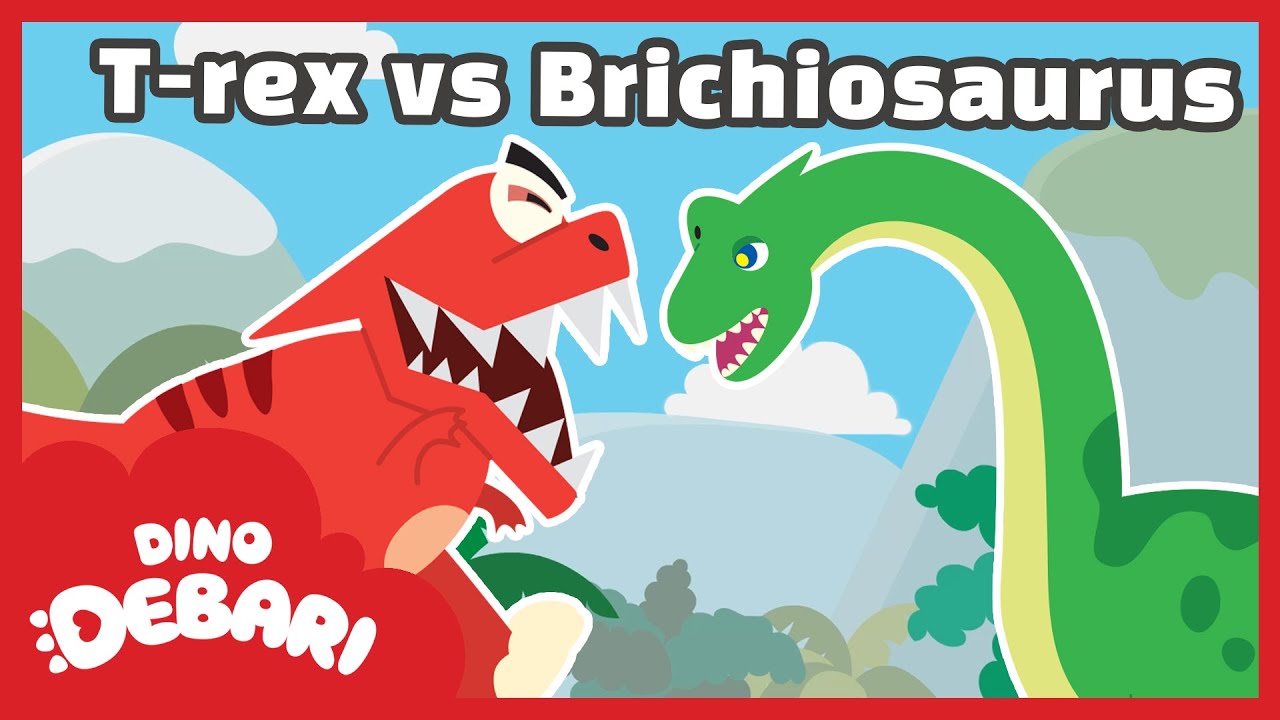 🎵 Brichiosaurus! The heaviest known dino on Earth | T-rex VS ...