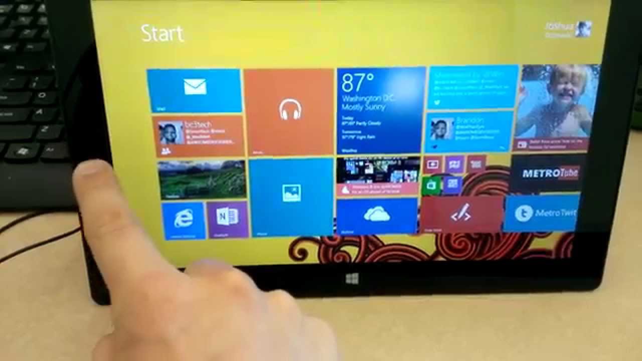 App switching performance - Surface RT - YouTube