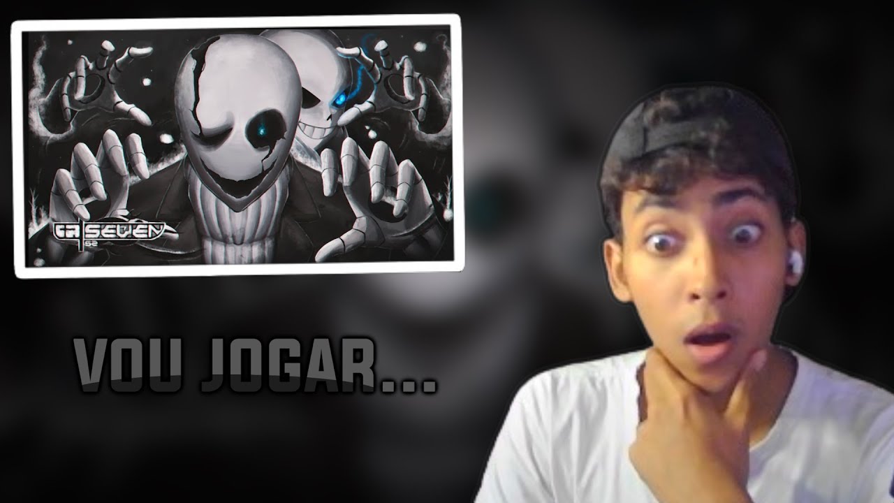 Sung React - Fragmentos do Fim | W.D Gaster (Undertale) | Seven ft ... image.