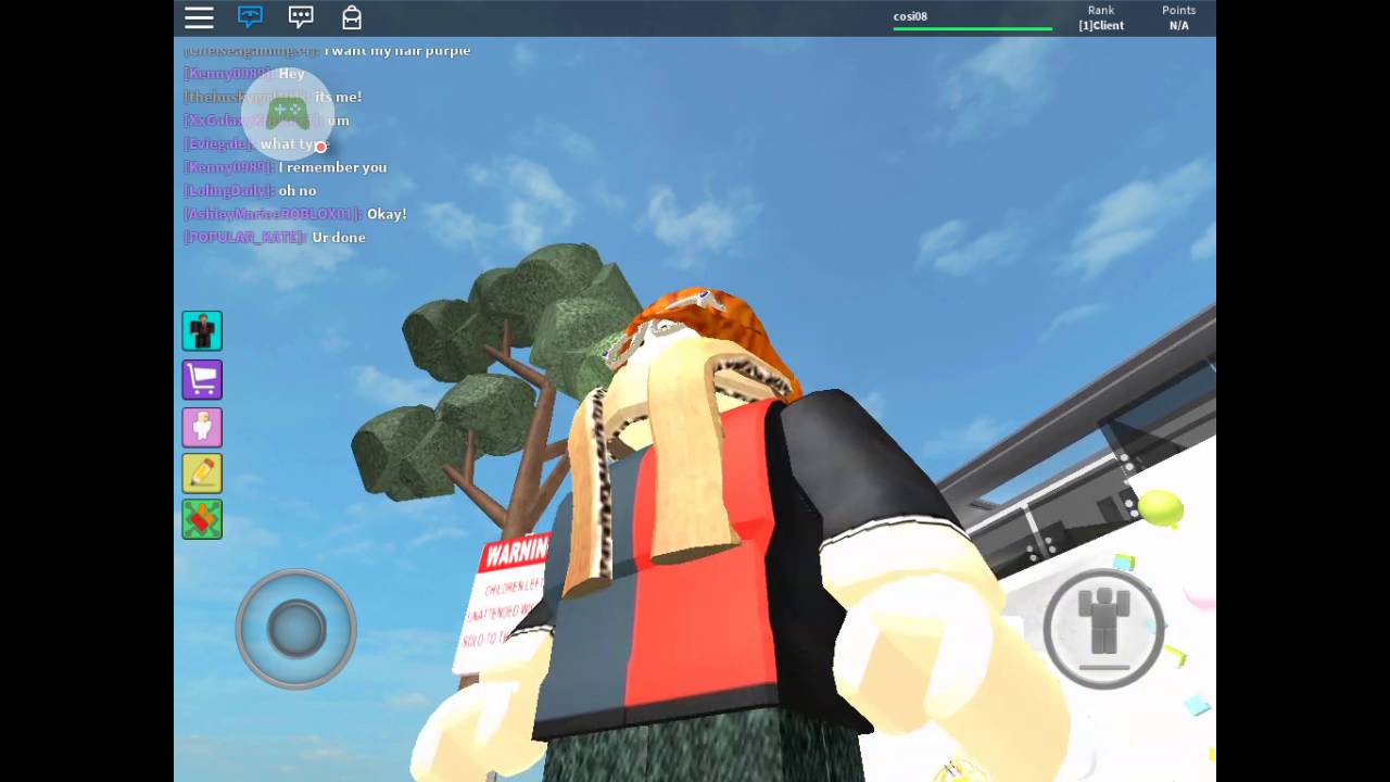 Roblox- Weird glitch - YouTube