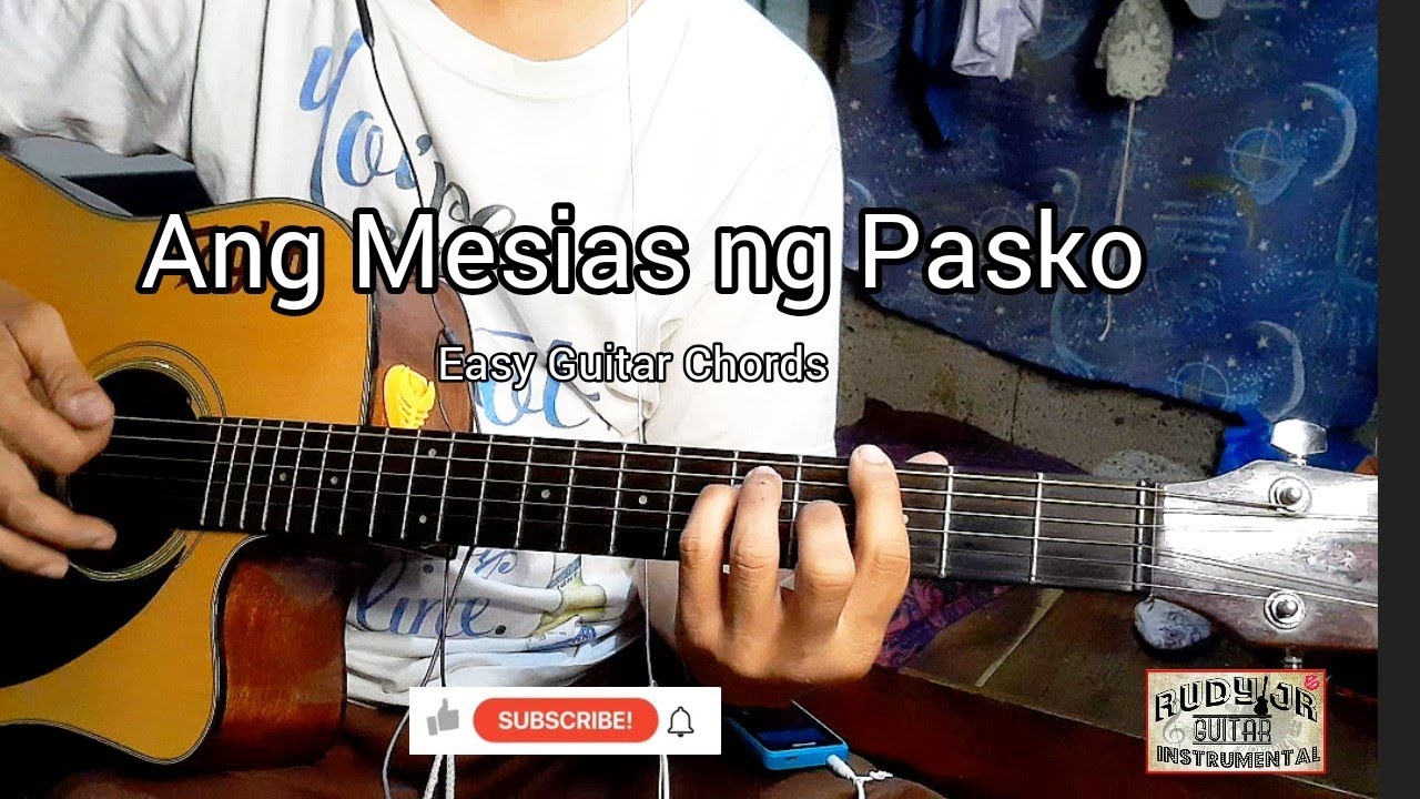 Ang Mesias Ng Pasko Easy Guitar Chords Tutorial With Lyrics Acordes ...