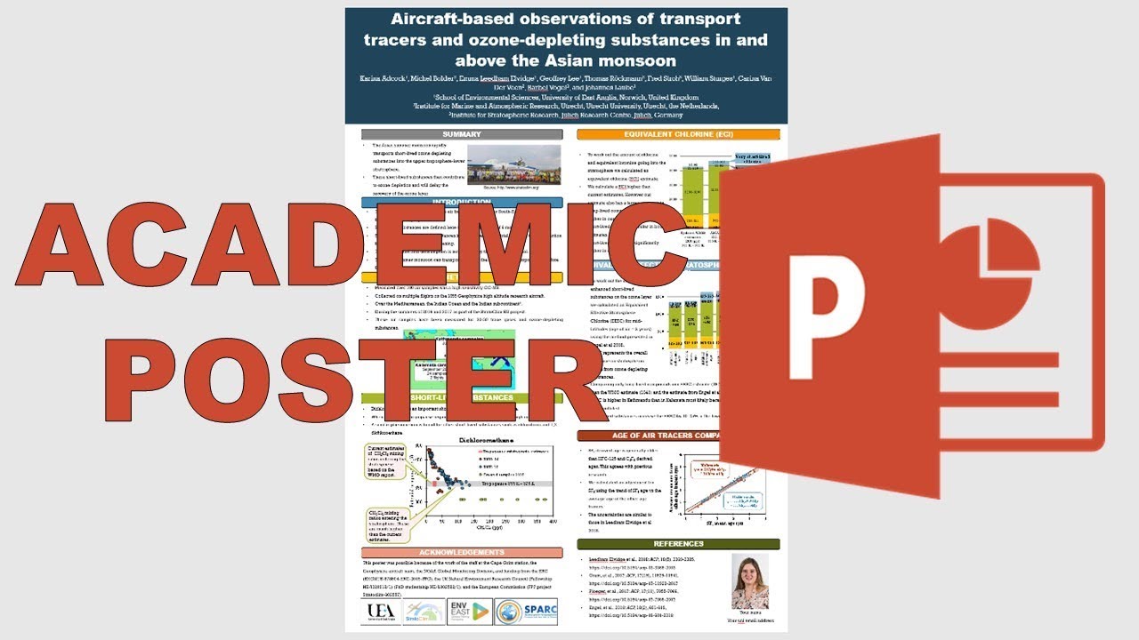 How to make an academic poster in powerpoint - YouTube