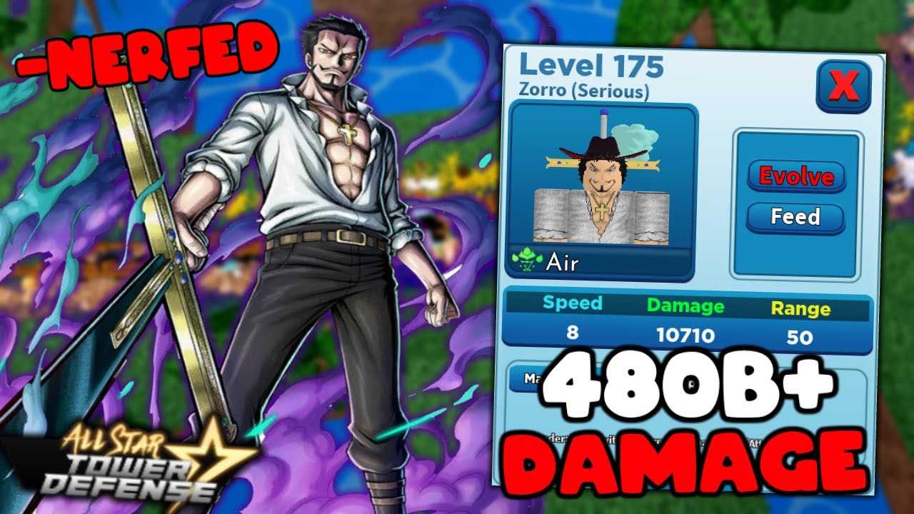 480B+ Damage w/ NERFED Mihawk (WAVE 90+) in Material Orbs Farm | All ...