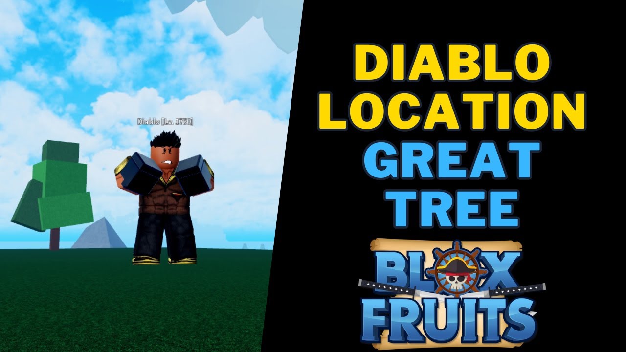 Where is Diablo in Blox Fruits Great Tree | Diablo Location Great Tree ...