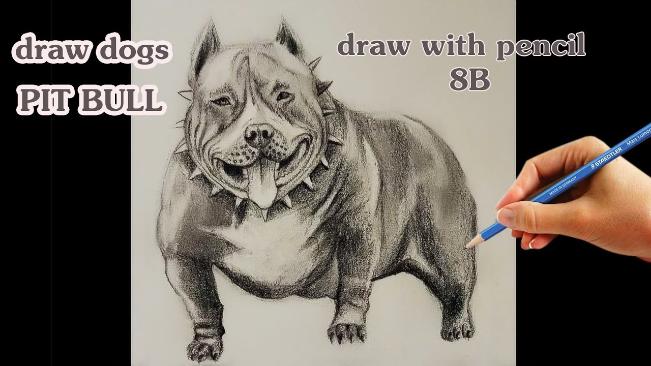 draw a super cute dog with crayons - YouTube