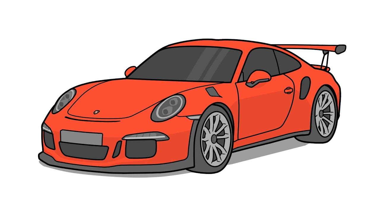 Porsche 911 GT3 DWG Free Download In Autocad 2D Format, 54% OFF