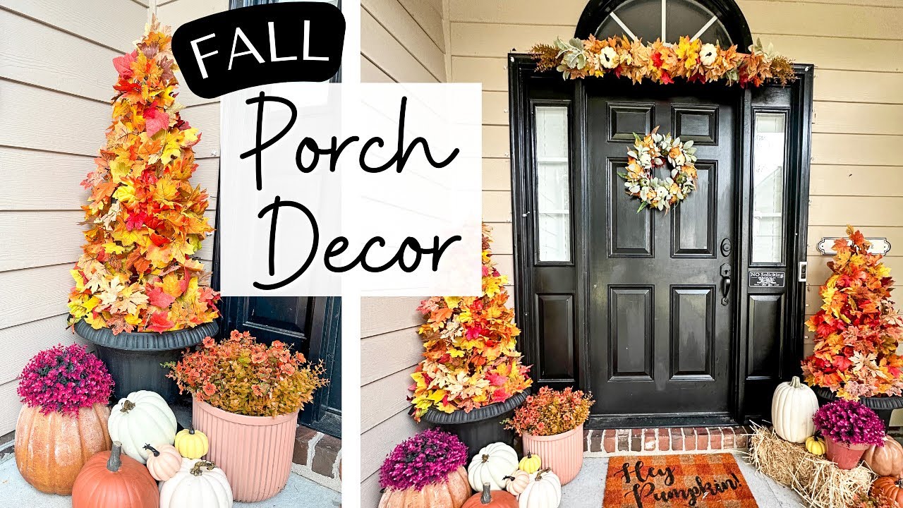 Fall ???? Front Porch Decor 2024 | Small Porch Decorating Ideas ...