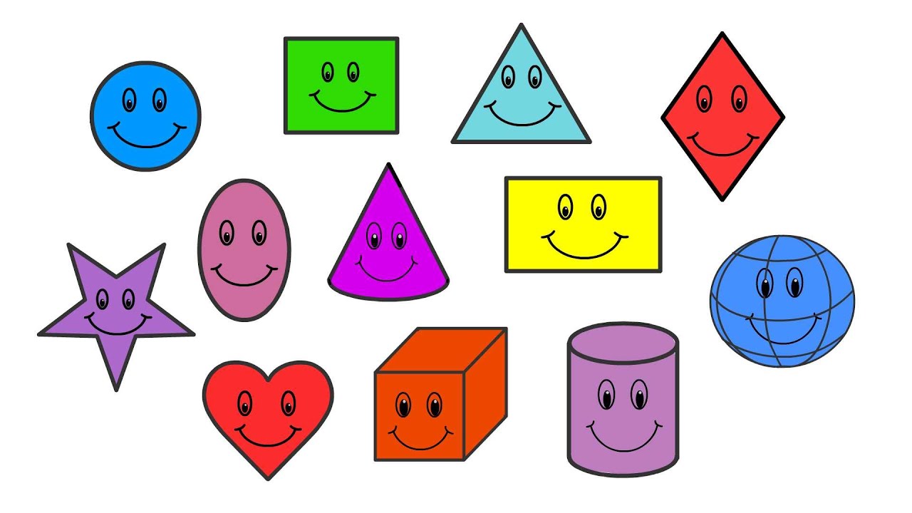 Simple basic shapes for kids - Qastropical