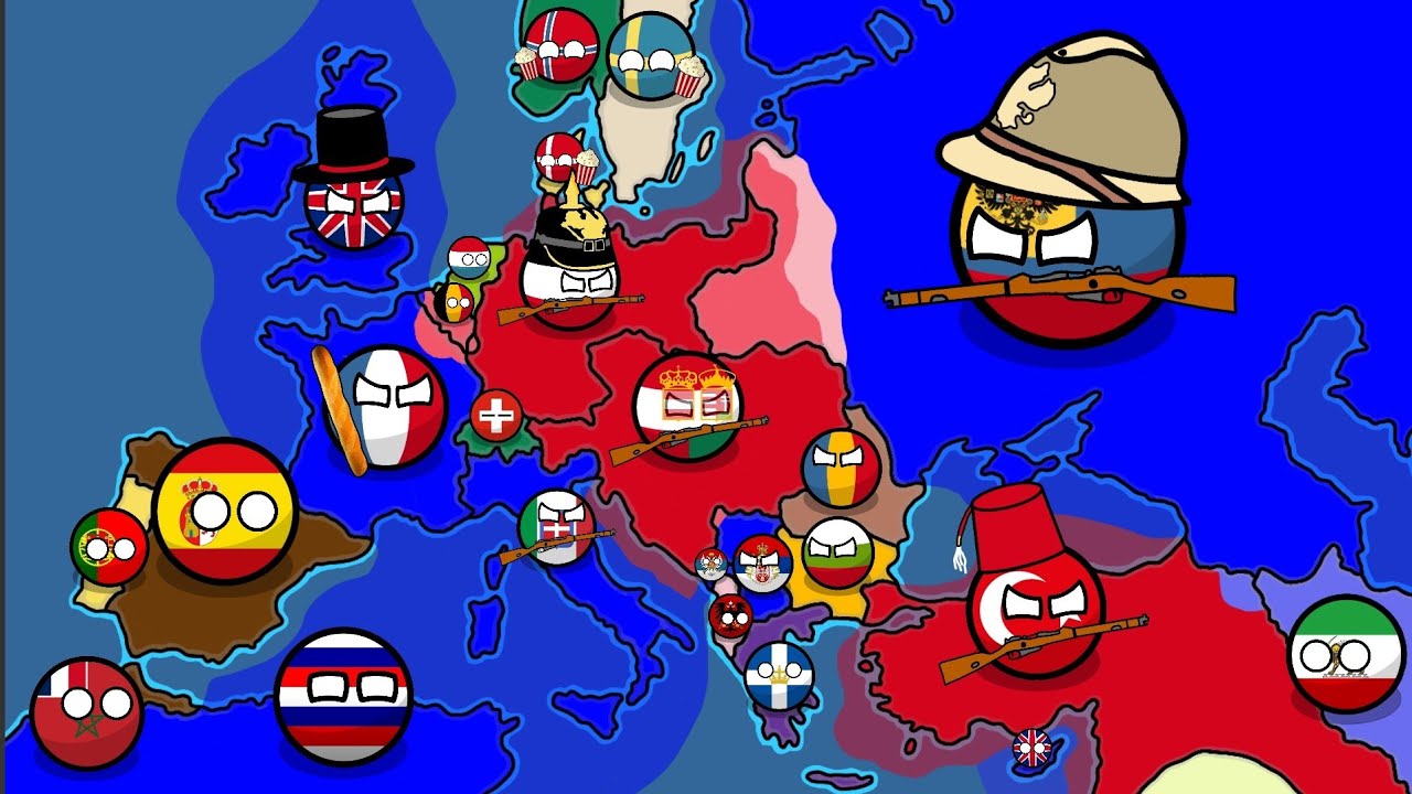 Atividade de Primeira Guerra Mundial – Countryballs – Materiais de História