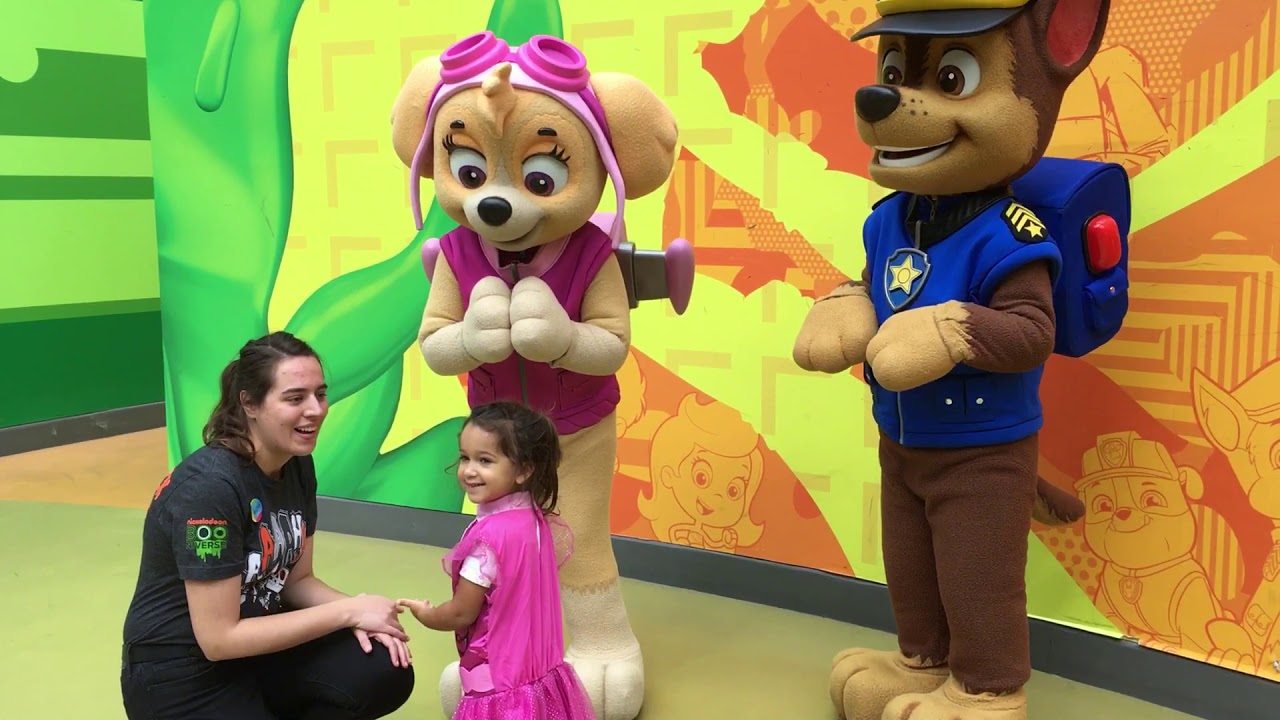 Paw Patrol meet at mall of America - YouTube