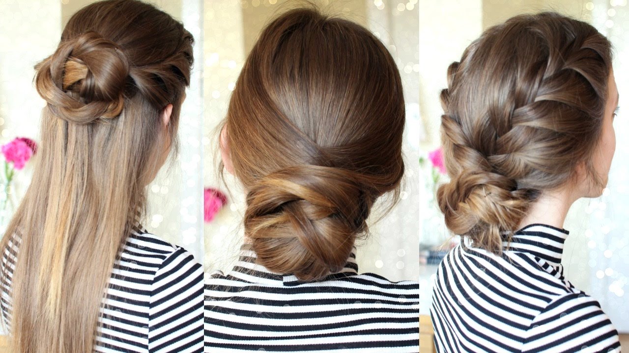 3 Easy Braided Hairstyles | Braided Updo | Braidsandstyles12 - Yout...