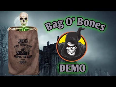 Spirit Halloween Bag O' Bones Demo - YouTube